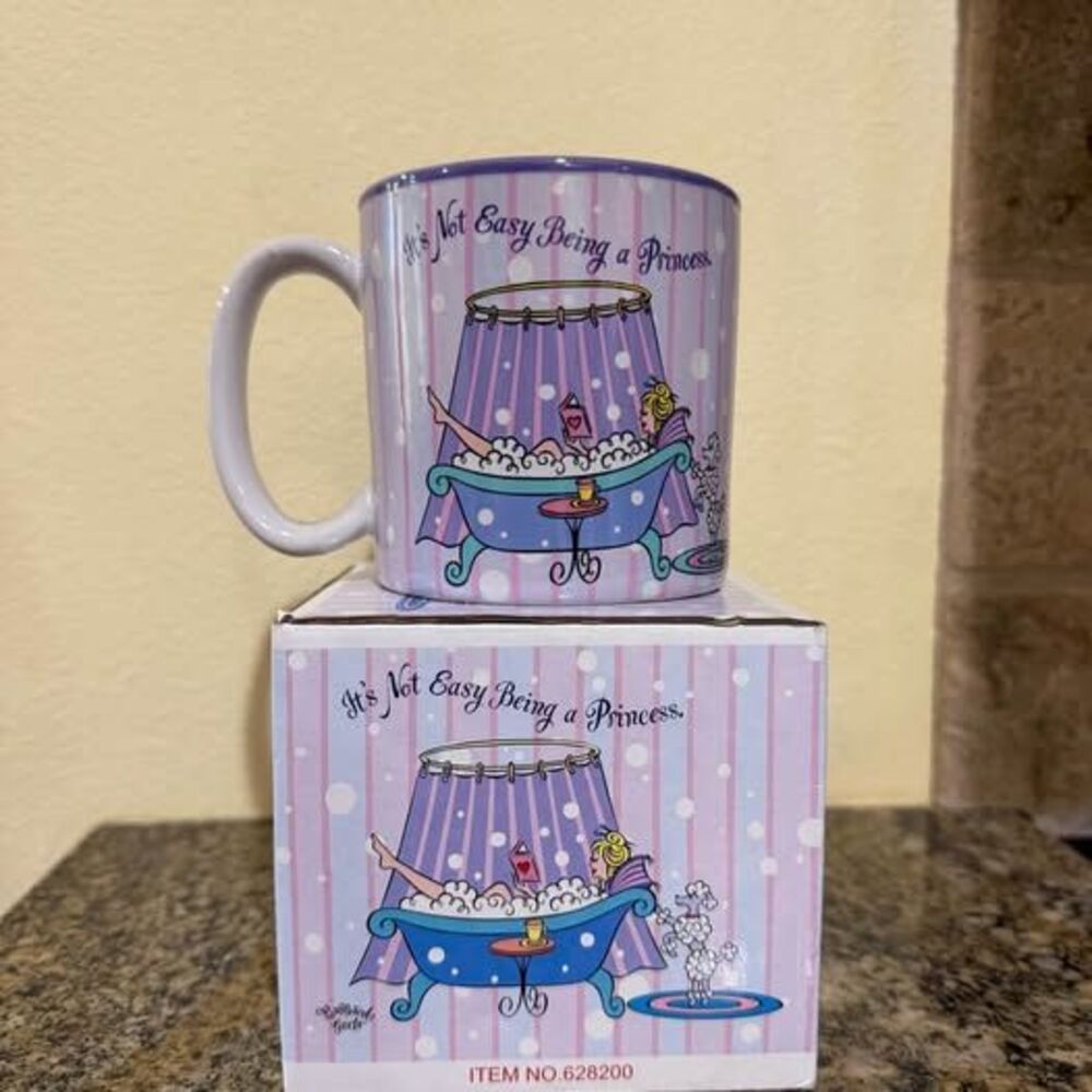 Burton & Burton Coffee Mug “It’s Not Easy Being a Princess” Pampered Girls